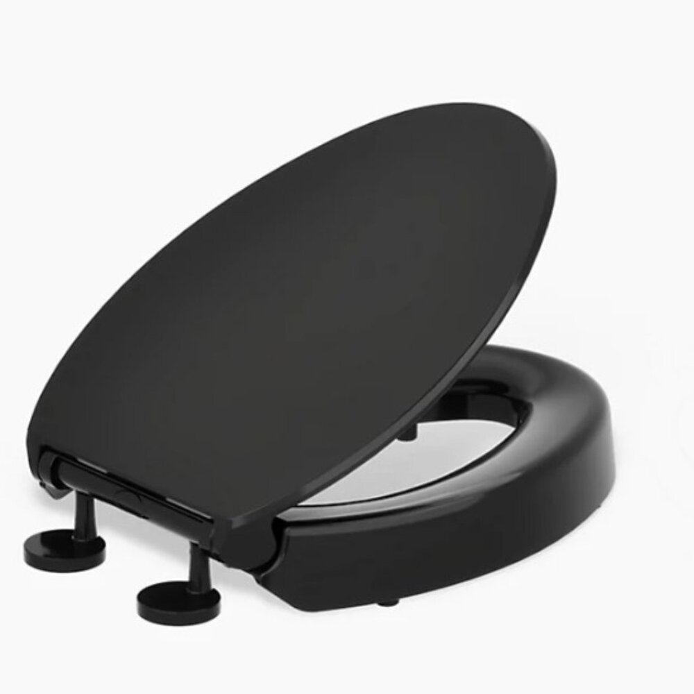 Kohler Elongated Elevated Toilet Seat BLACK